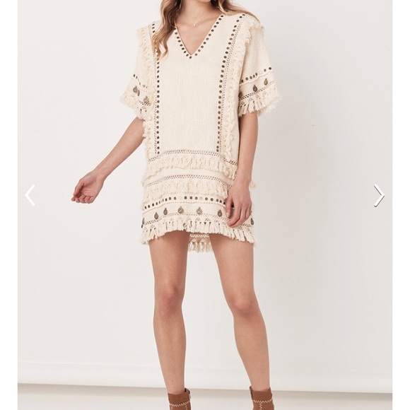 SOLD🌟 Spell & the Gypsy Alphie Smock Mini Dress - Picture 5 of 16